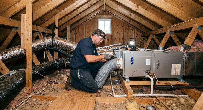 Attic HVAC Installation in Monmouth County, NJ