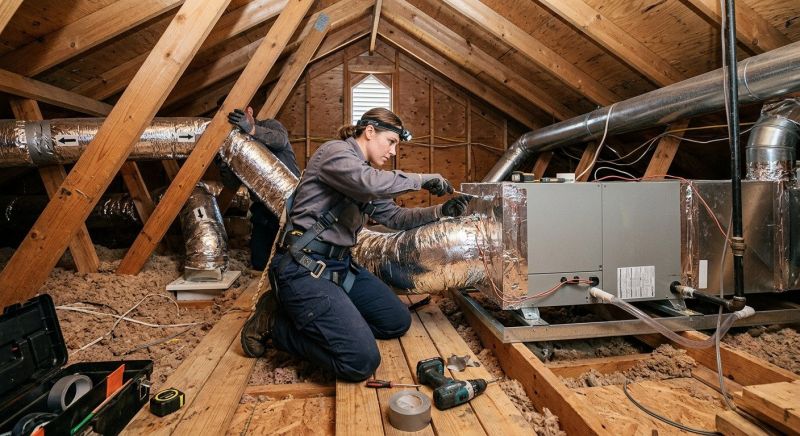 Attic HVAC Installation in Columbus, OH